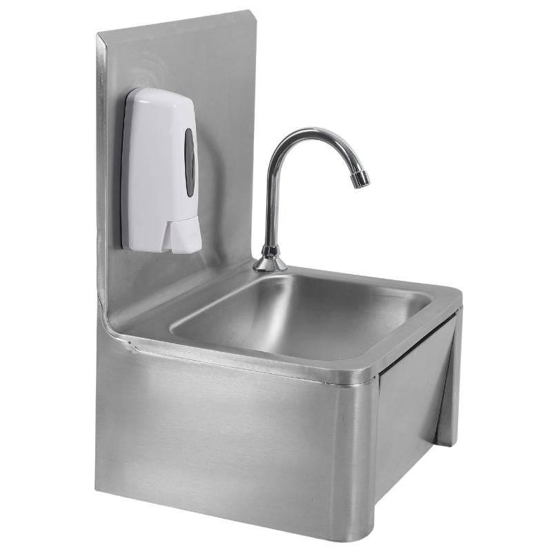 Lave Mains à Commande Fémorale en Inox-2