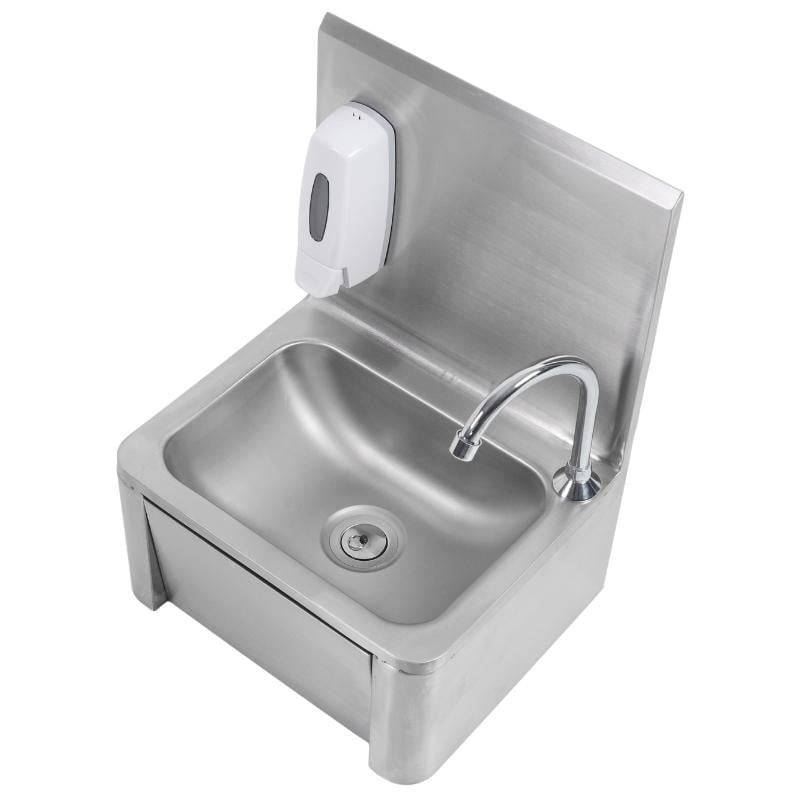 Lave Mains à Commande Fémorale en Inox-3
