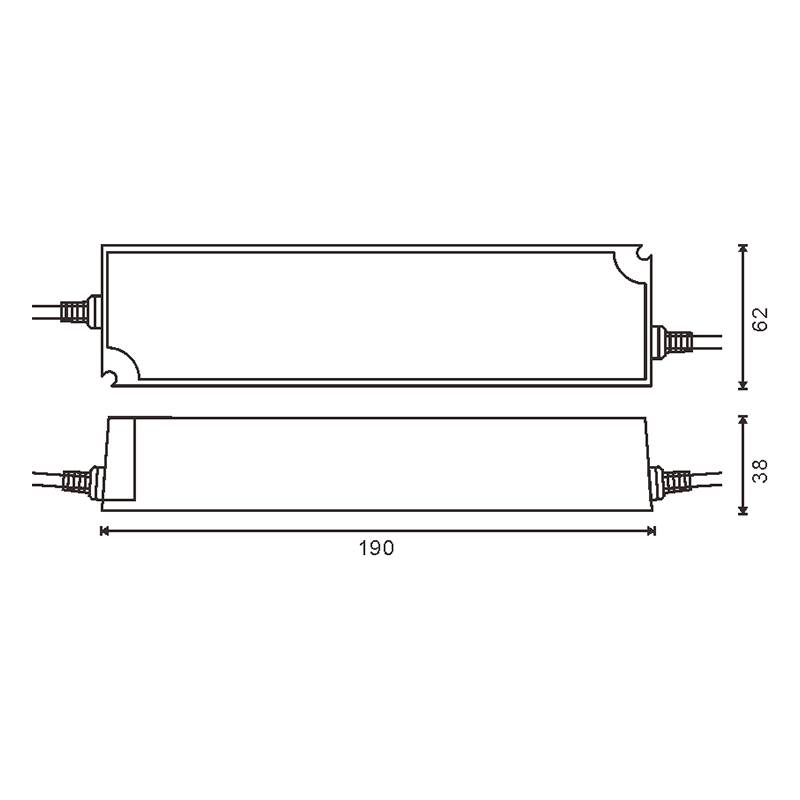 Alimentation pour bandes LED 100W 24VDC IP66 - Ledme - LM2533-1