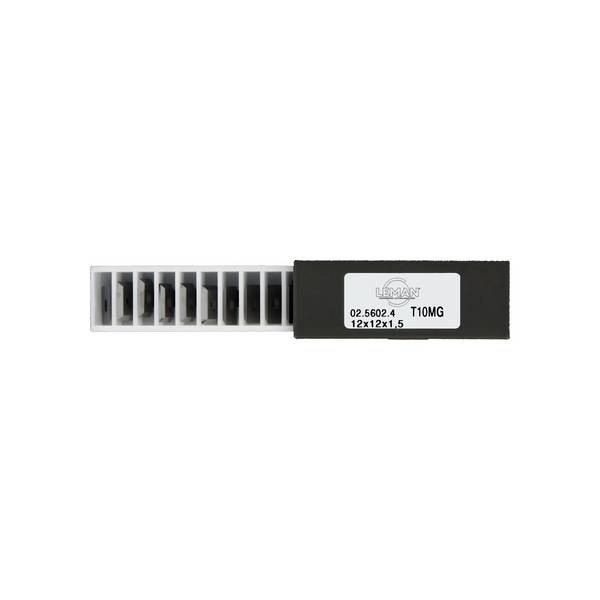 PLAQUETTE K050 MICRO-GRAIN 50X12X1,5/2 COUPES 45° HM - 02.5606.2 - LEMAN