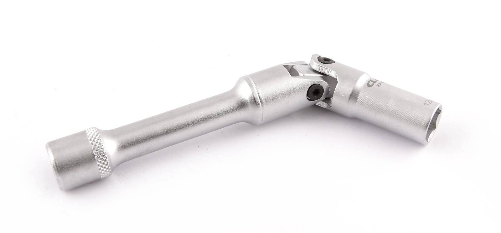 Douille articulée de bougie ø12mm 3/8" CrV - SA 9212 - CLAS Equipements-0