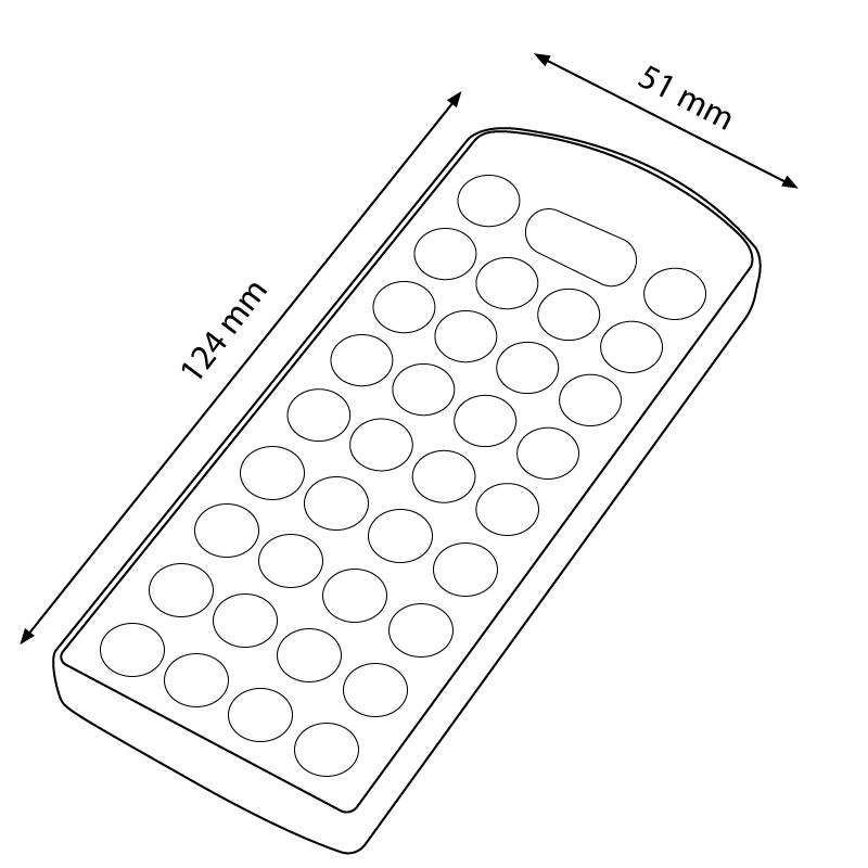 Télécommande pour hotte série A - Ledme - GA6768-1