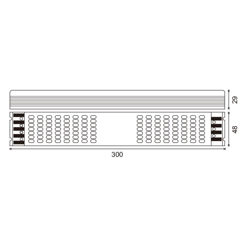 Alimentation Dimable 0-10V Led 200W 24Vdc - Ledme - LM2528-1