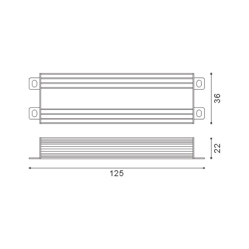 Alimentation Pour Bandes Led 36W 24Vdc Ip65 - Ledme - LM2510-1