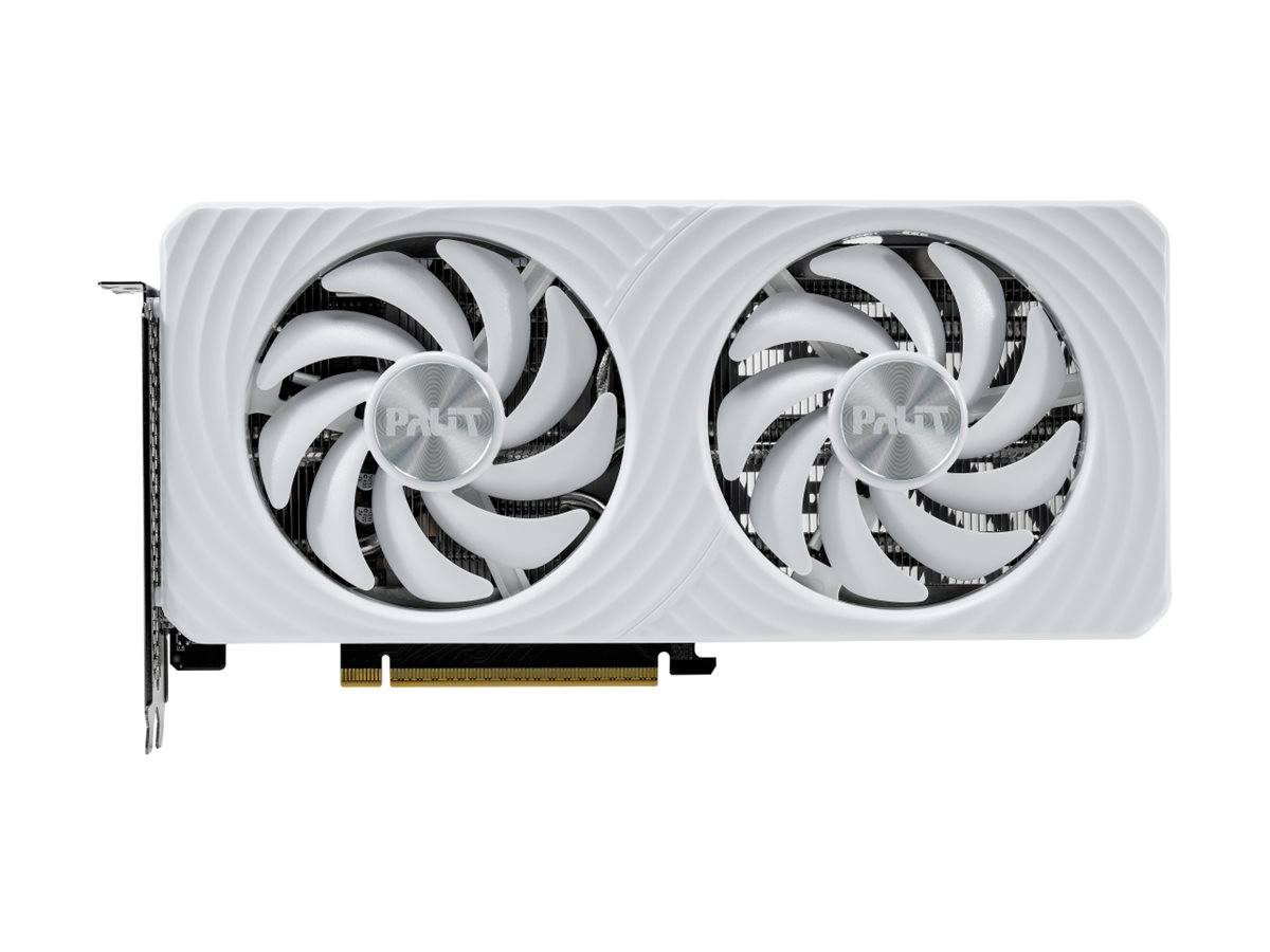 Palit GeForce RTX 5060 White OC, GeForce RTX 5060, 8 Go, GDDR7, 128 bit, 7680 x 4320 pixels, PCI Express 5.0-0