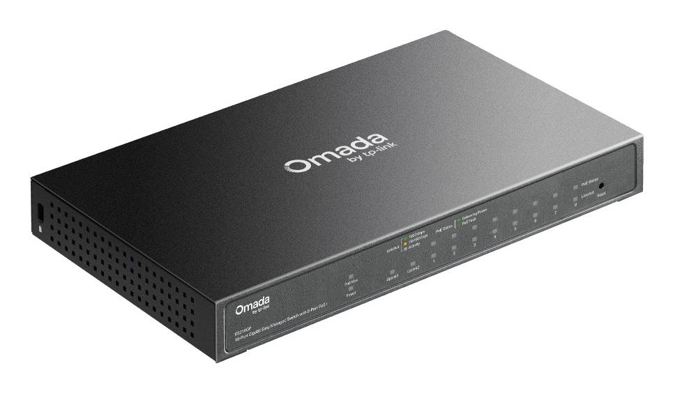 TP-Link Omada ES210GP, Géré, L2, Gigabit Ethernet (10/100/1000), Connexion Ethernet, supportant l'alimentation via ce po-4