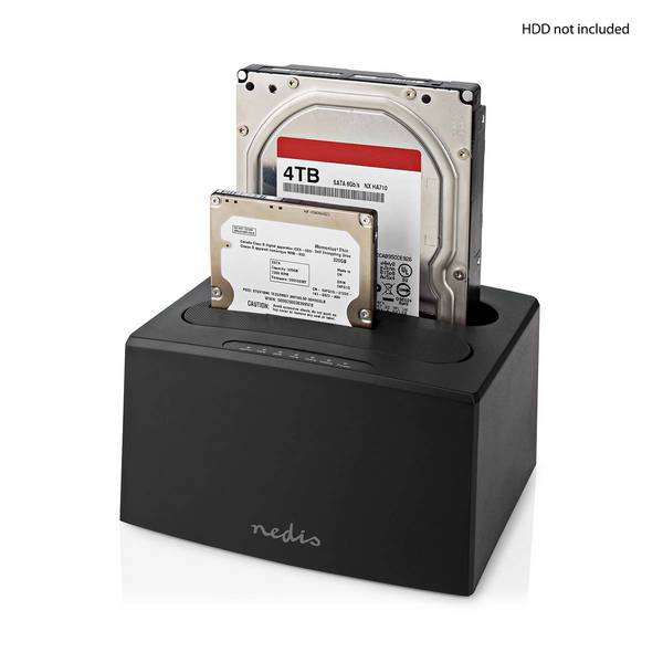 Station d'Accueil USB 3.2 Gen 1 pour 2 Disques Durs 2.5'' / 3.5''