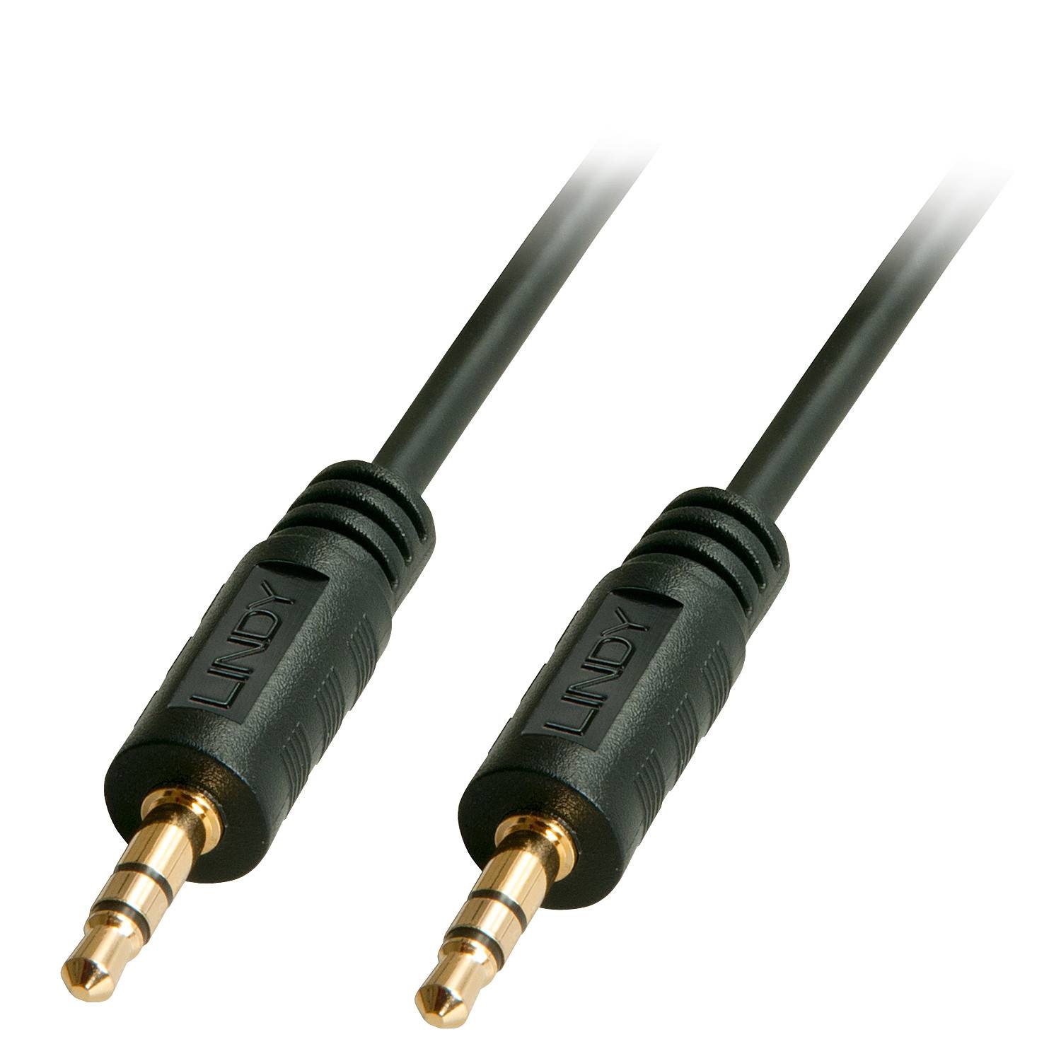 Câble de raccordement LINDY 35648 Jack audio [1x Jack mâle 3.5 mm - 1x Jack mâle 3.5 mm] 20.00 m noir-2
