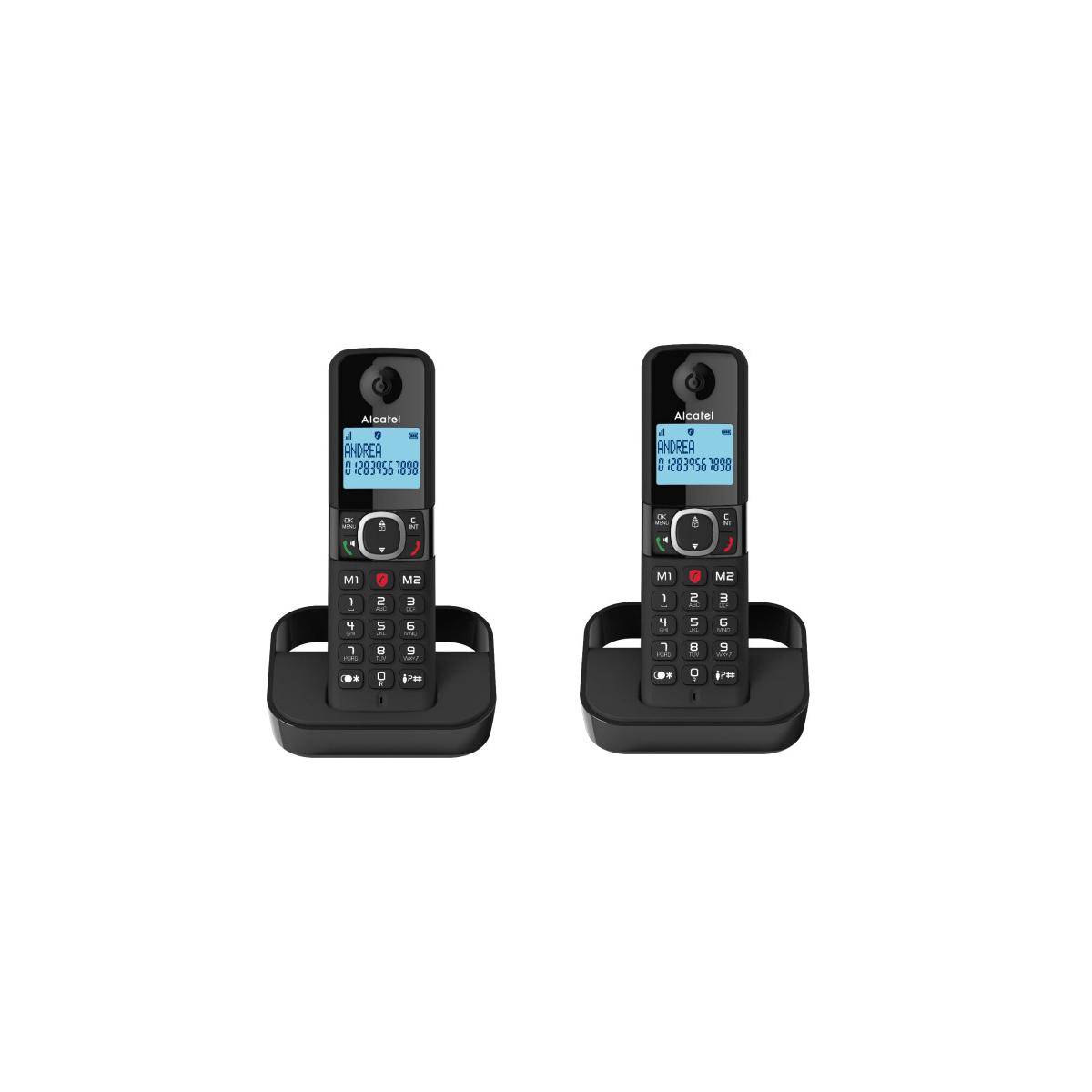 Téléphone Sans Fil Duo Avec Répondeur Noir Alcatel F860DUONOIR-5