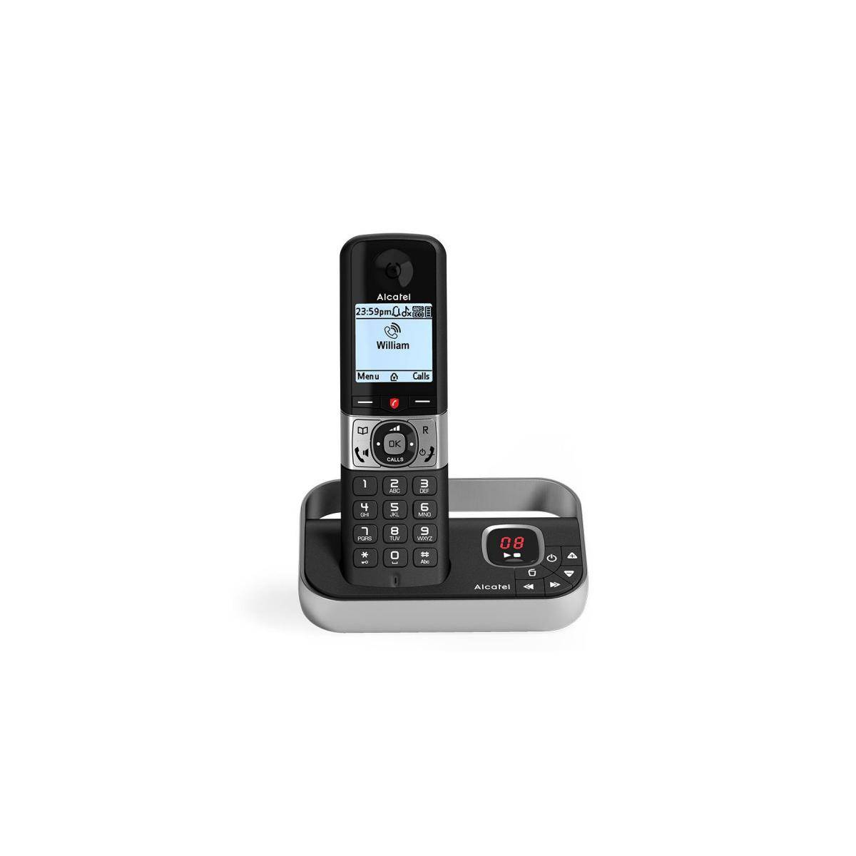 Téléphone Sans Fils Noir Avec Répondeur Alcatel F890VOICENOIR-4
