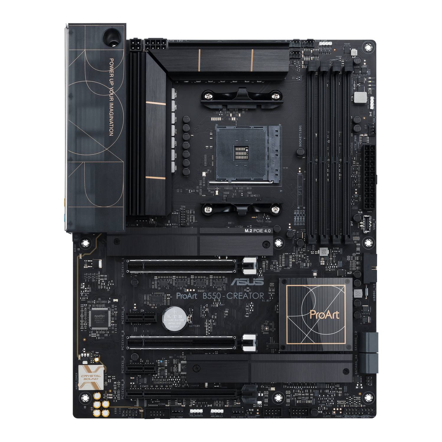 Asus ProArt B550 CREATOR Carte mère Socket (PC) AMD AM4 Facteur de forme (détails) ATX Chipset de la carte mère AMD® B55-8