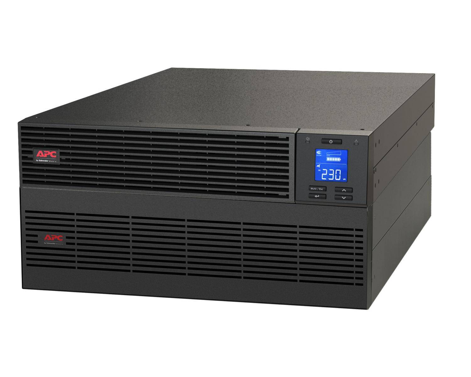 APC Easy UPS SRV SRV6KRILRK UPS Rack AC 220-240V 6000Watt 6000VA 1-phase USB RS-232 oc 1 2U with Rail Kit External Batte-4