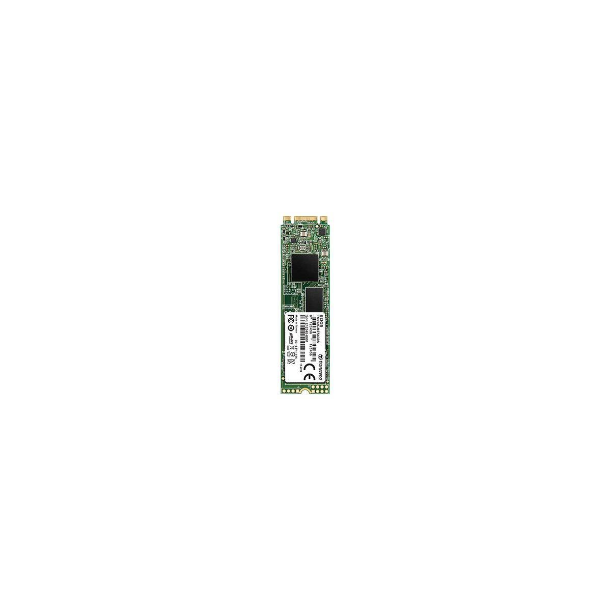 Transcend 830S 512 GB SSD interne SATA M.2 2280 M.2 SATA 6 Gb/s au détail TS512GMTS830S-2