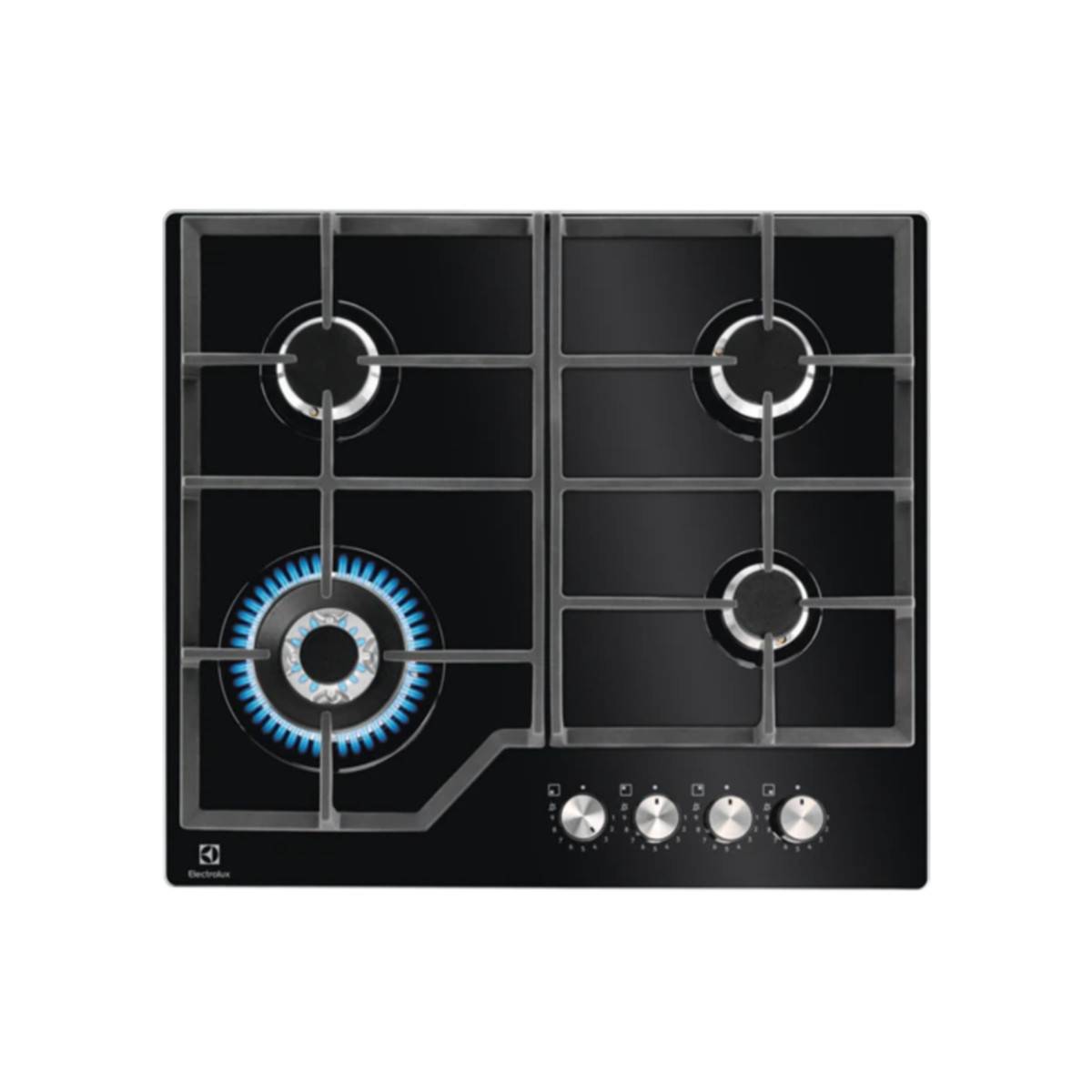 Table De Cuisson Gaz 59cm 4 Feux Noir Electrolux KGG64362K-1