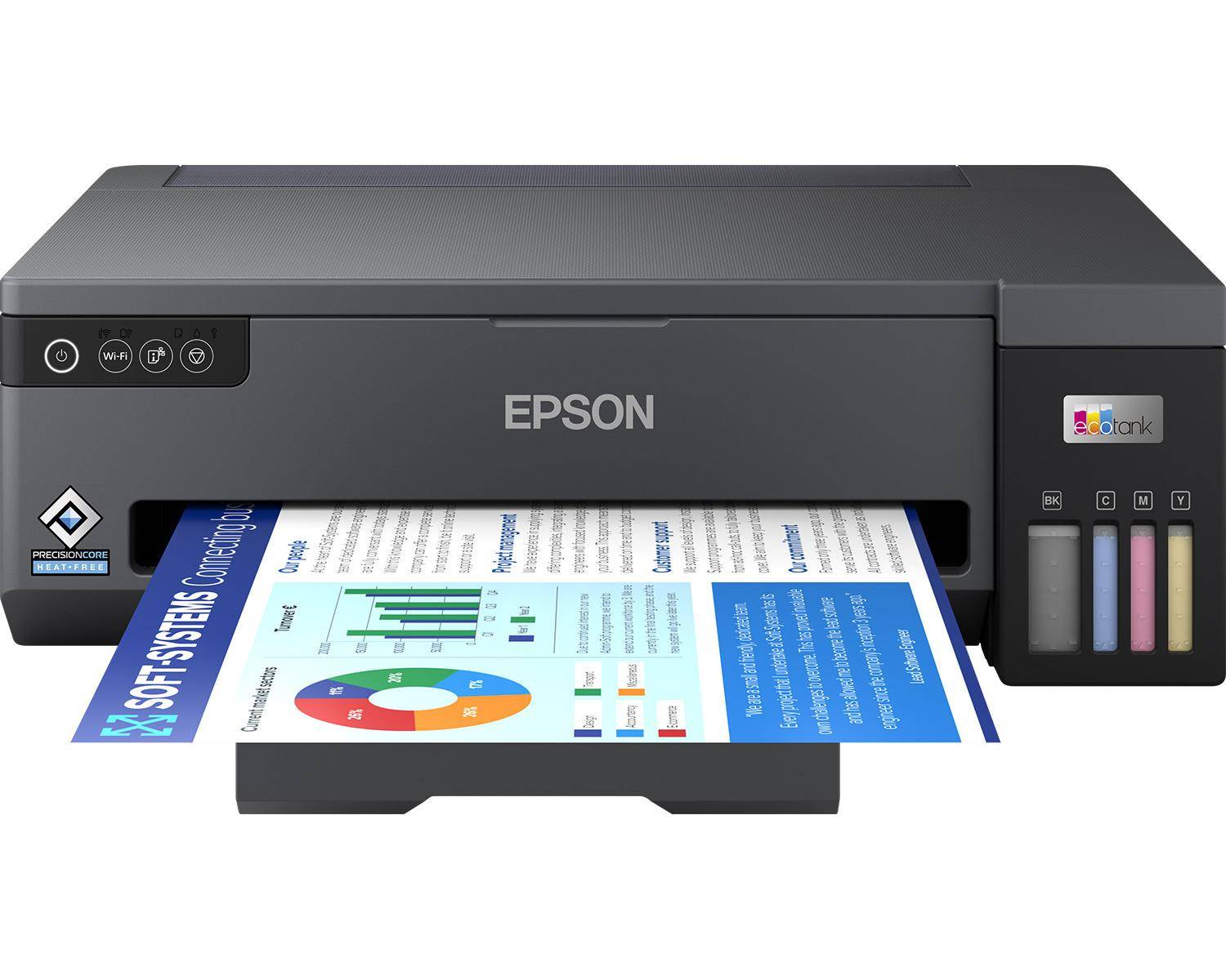 EPSON EcoTank ET-14100 Printer colour inkjet ITS A3 4800x1200dpi 15ppm mono 8ppm colour 100sheets USB Wi-Fi Black-4