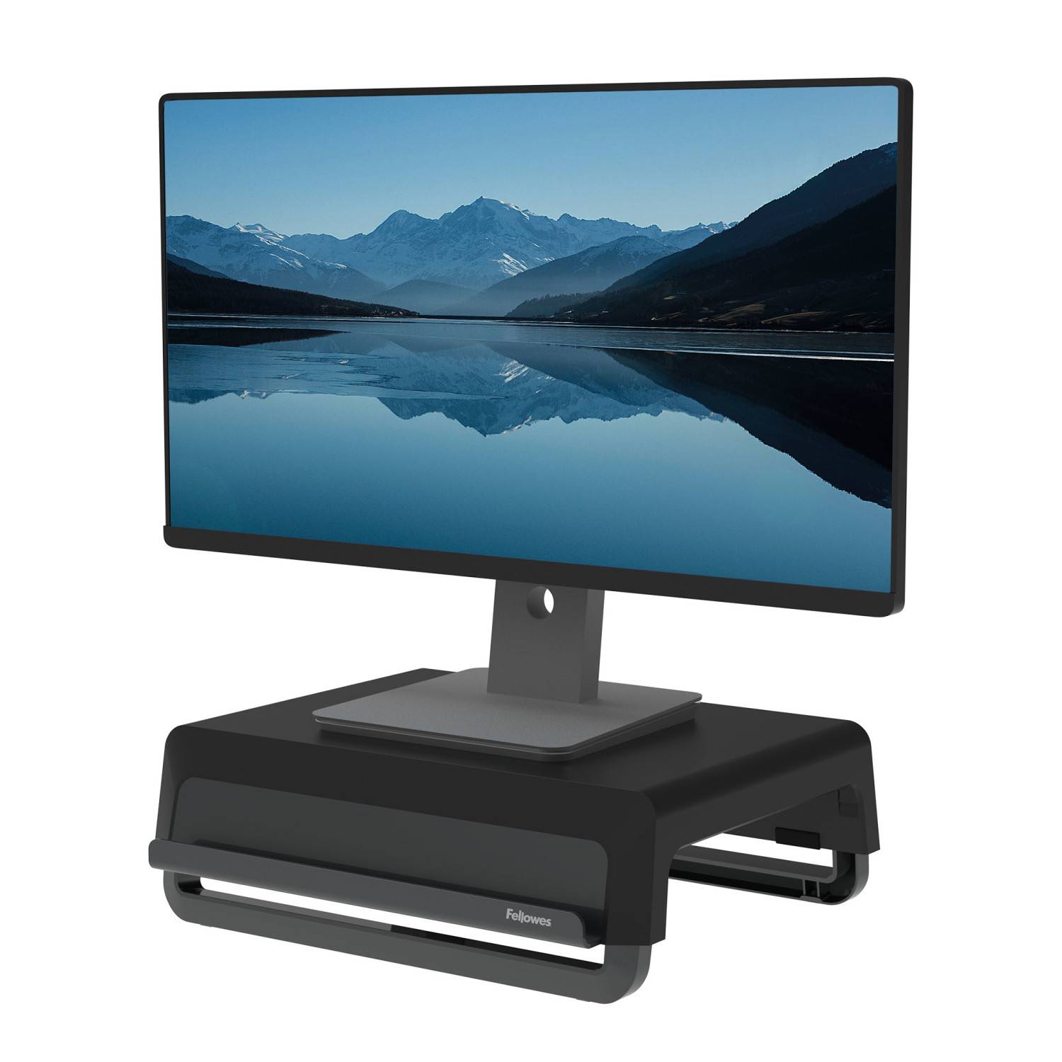 Fellowes 100016560, Autonome, 15 kg, Réglage de la hauteur, Noir, Gris-4