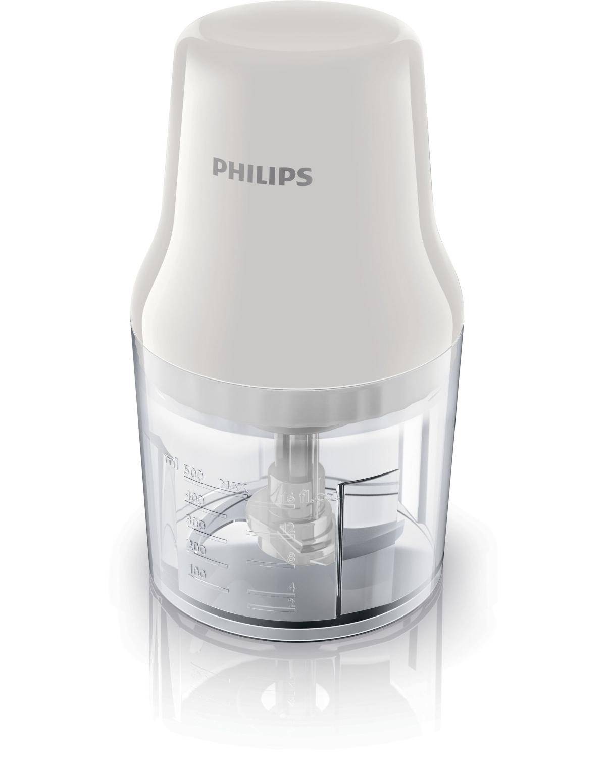 Mini-hachoir 0.7l 450w Blanc Philips HR1393/00-2