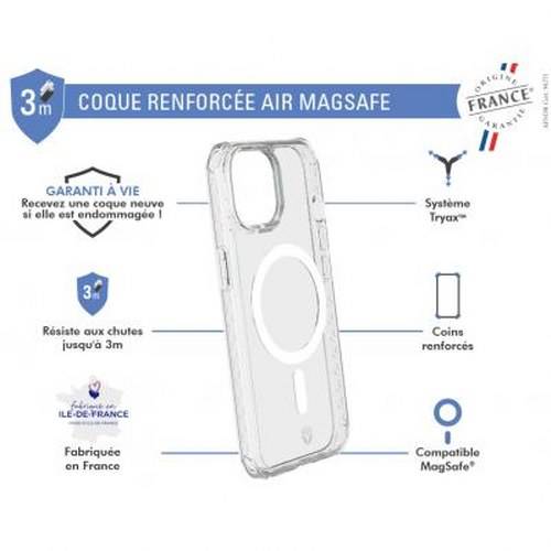 Coque Renforcée AIR Compatible MagSafe pour iPhone 15 Pro-2