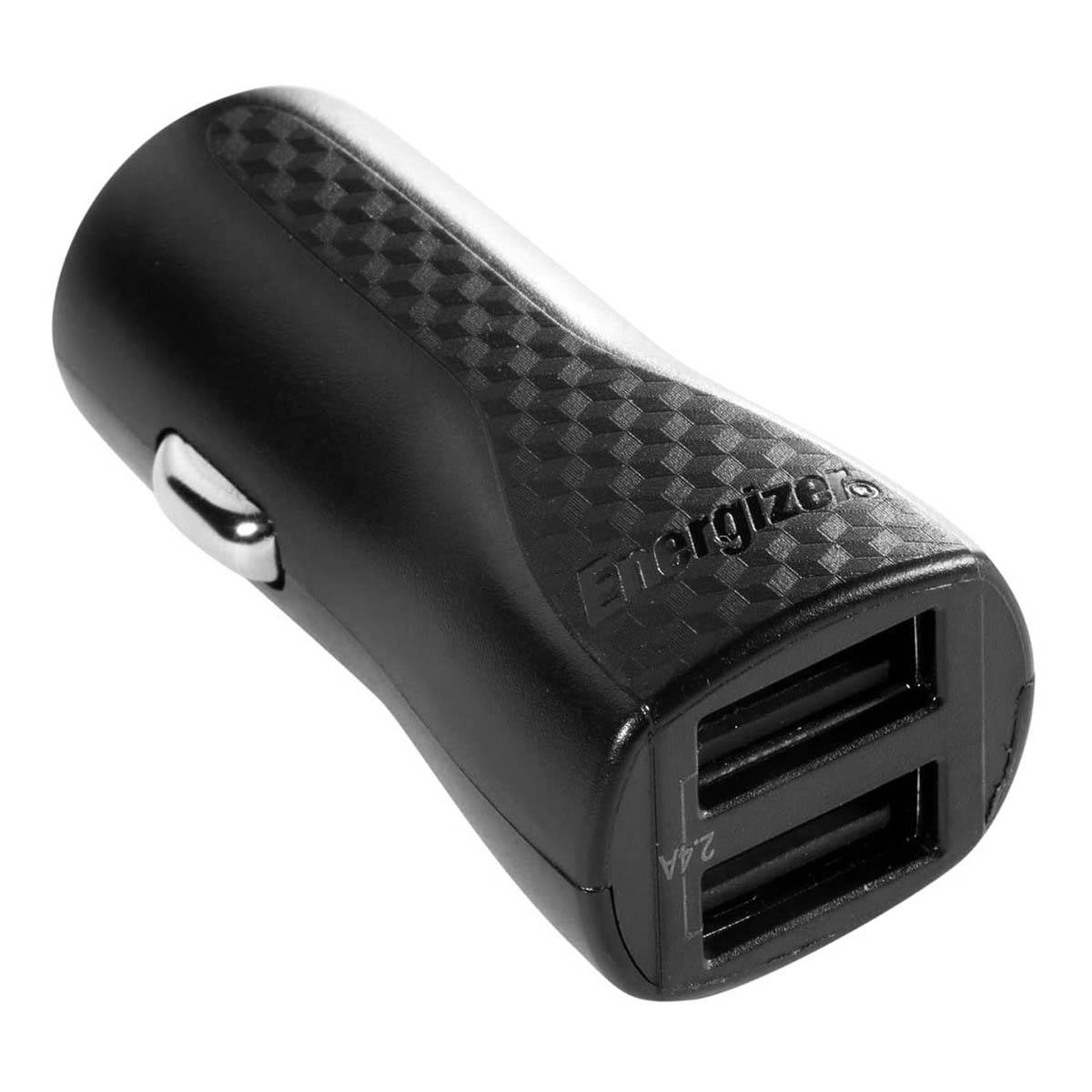 Chargeur Allume-Cigare 2 USB 17W 3.4A HardCase avec Câble Lightning vers USB-1