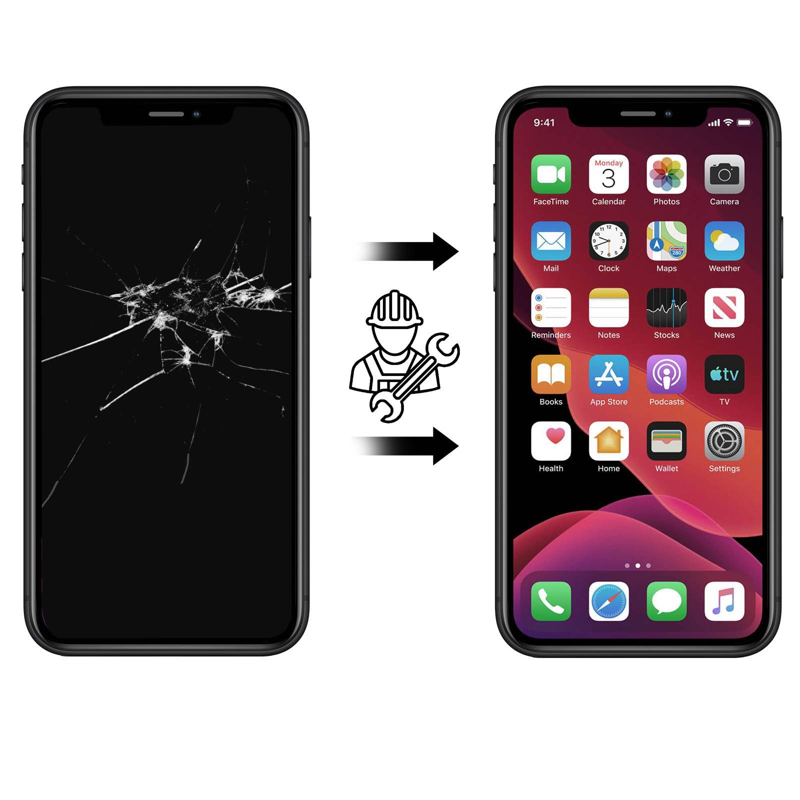 Afficheur LCD pour iPhone XR Écran avec Tactile Reconditionné à Neuf-4