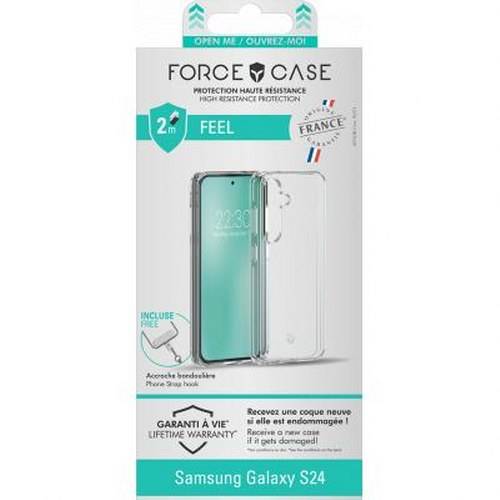 Coque pour Galaxy S24 Renforcée FEEL Système Tryax Inserts 3D-5