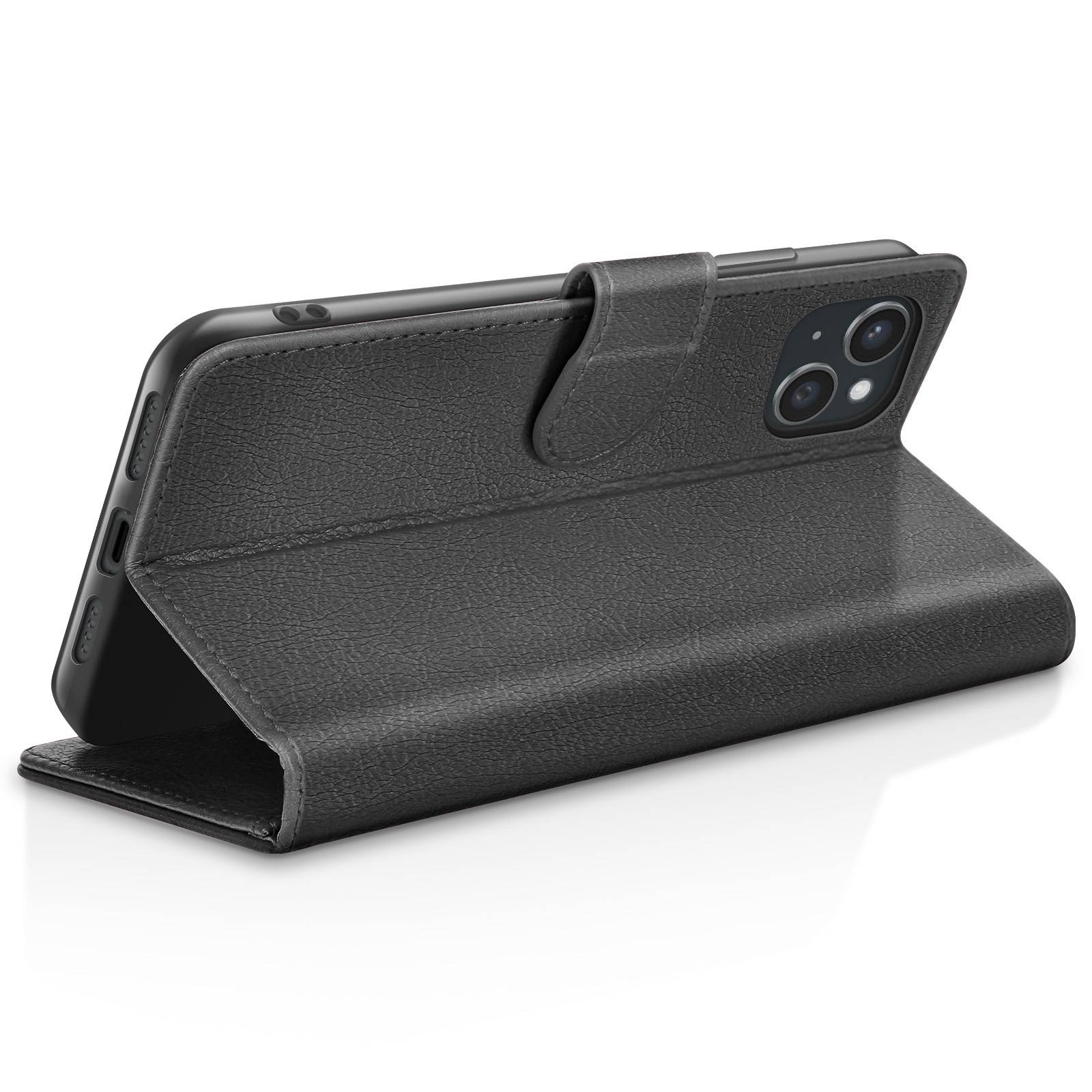 Étui Portefeuille pour Apple iPhone 15 Plus Support et Languette-2