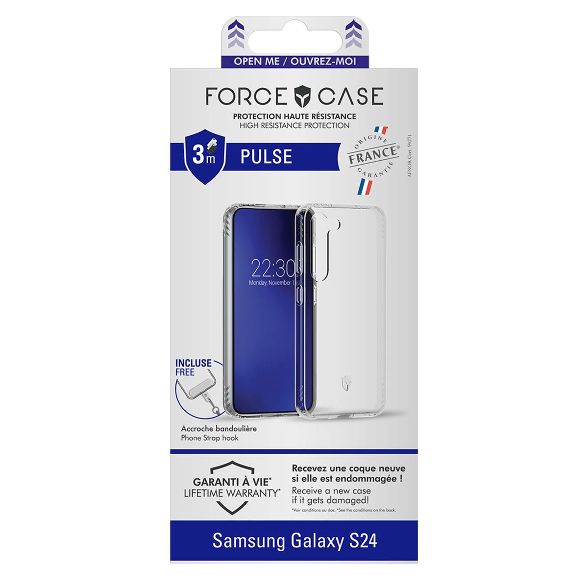 Coque pour Galaxy S24 Renforcée PULSE Inserts 3D Antichocs-3