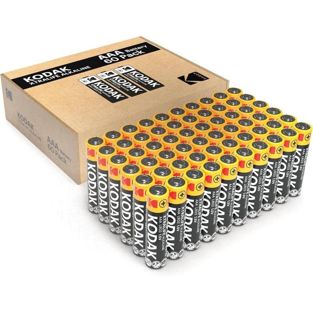 KODAK Xtralife Piles AAA-LR3 Alcaline 1,5V – Pack de 60-1