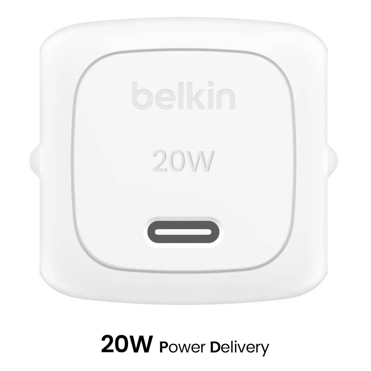 Chargeur Secteur Rapide USB-C 20W Power Delivery et PPS Compact-3