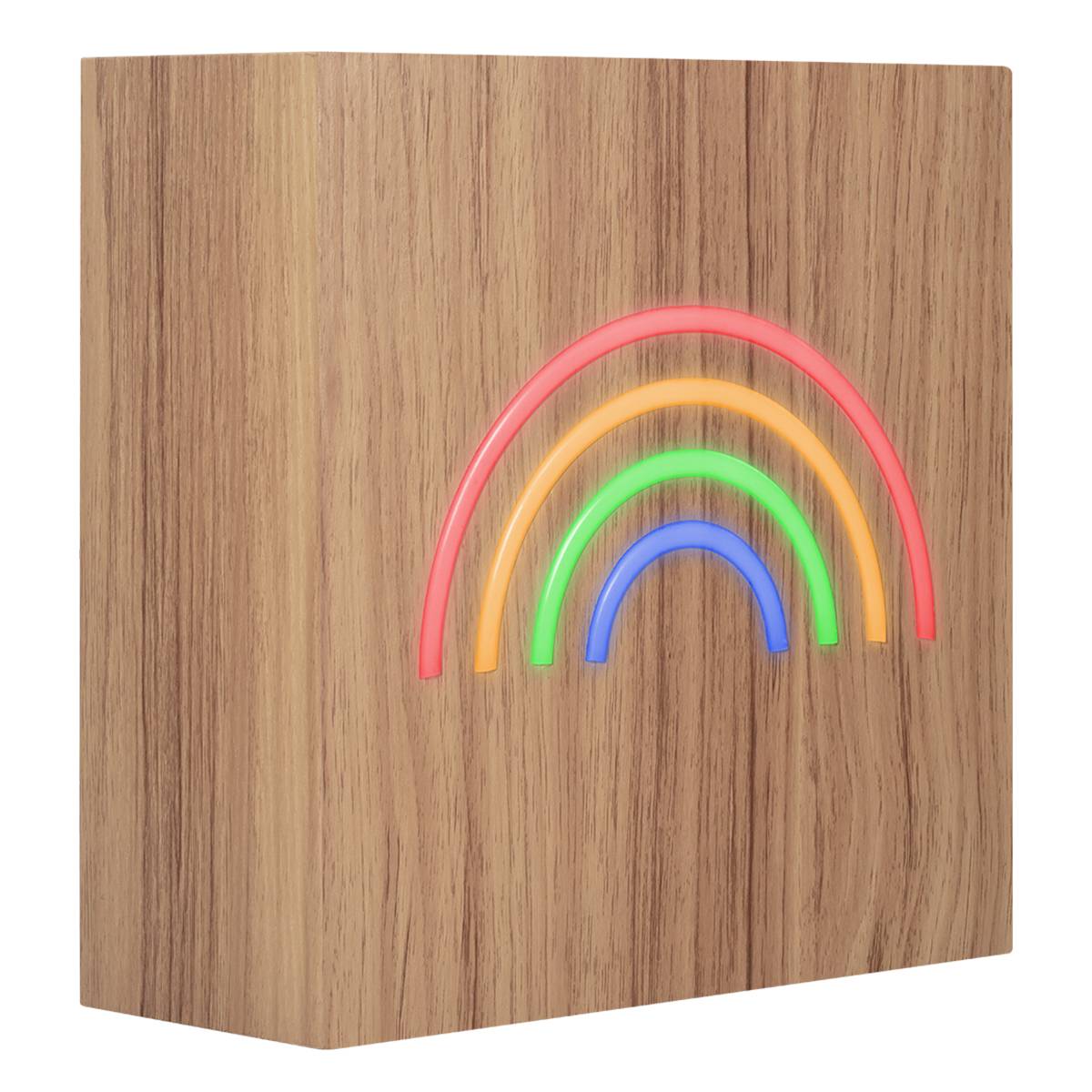 Enceinte Bluetooth 15W Néon Lumineuse L avec Charge Induction Rainbow ColorLight-3