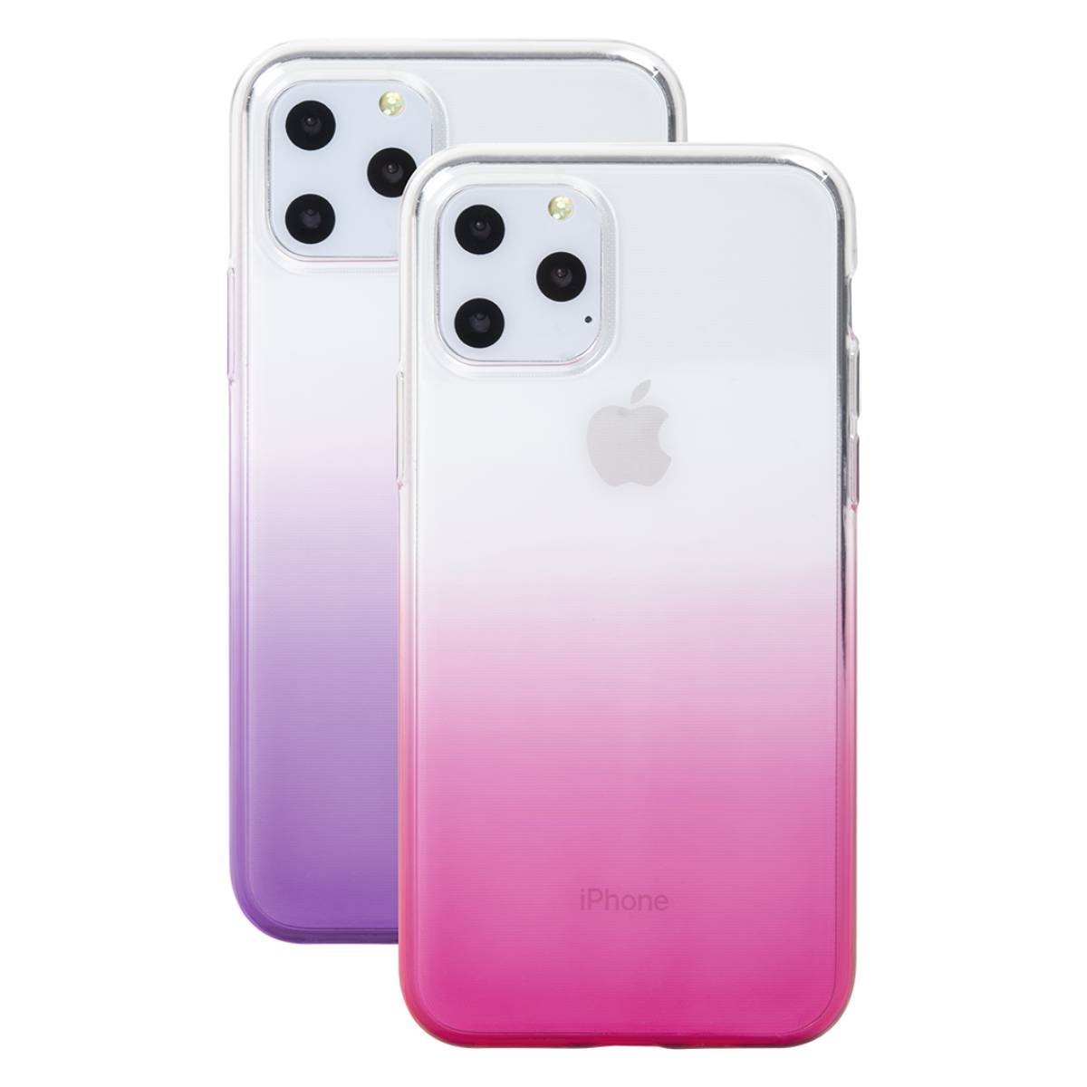 Pack de 2 Coques pour iPhone 11 Pro Dégradées Colorblock-0