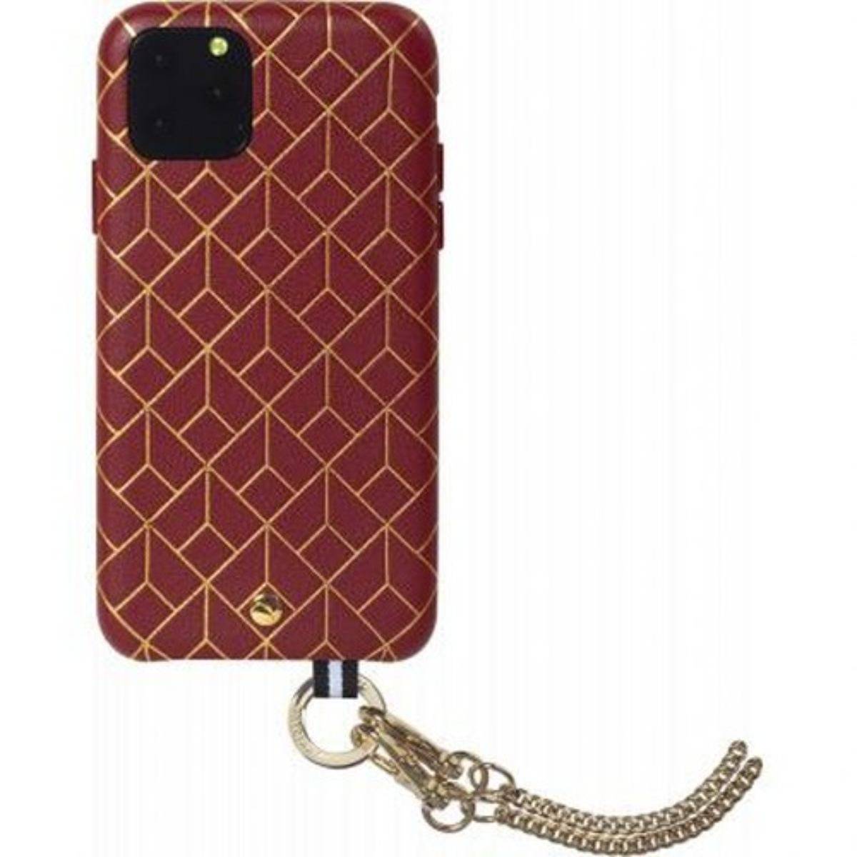 Coque pour iPhone 11 Pro en Cuir St Germain avec bandoulière-0