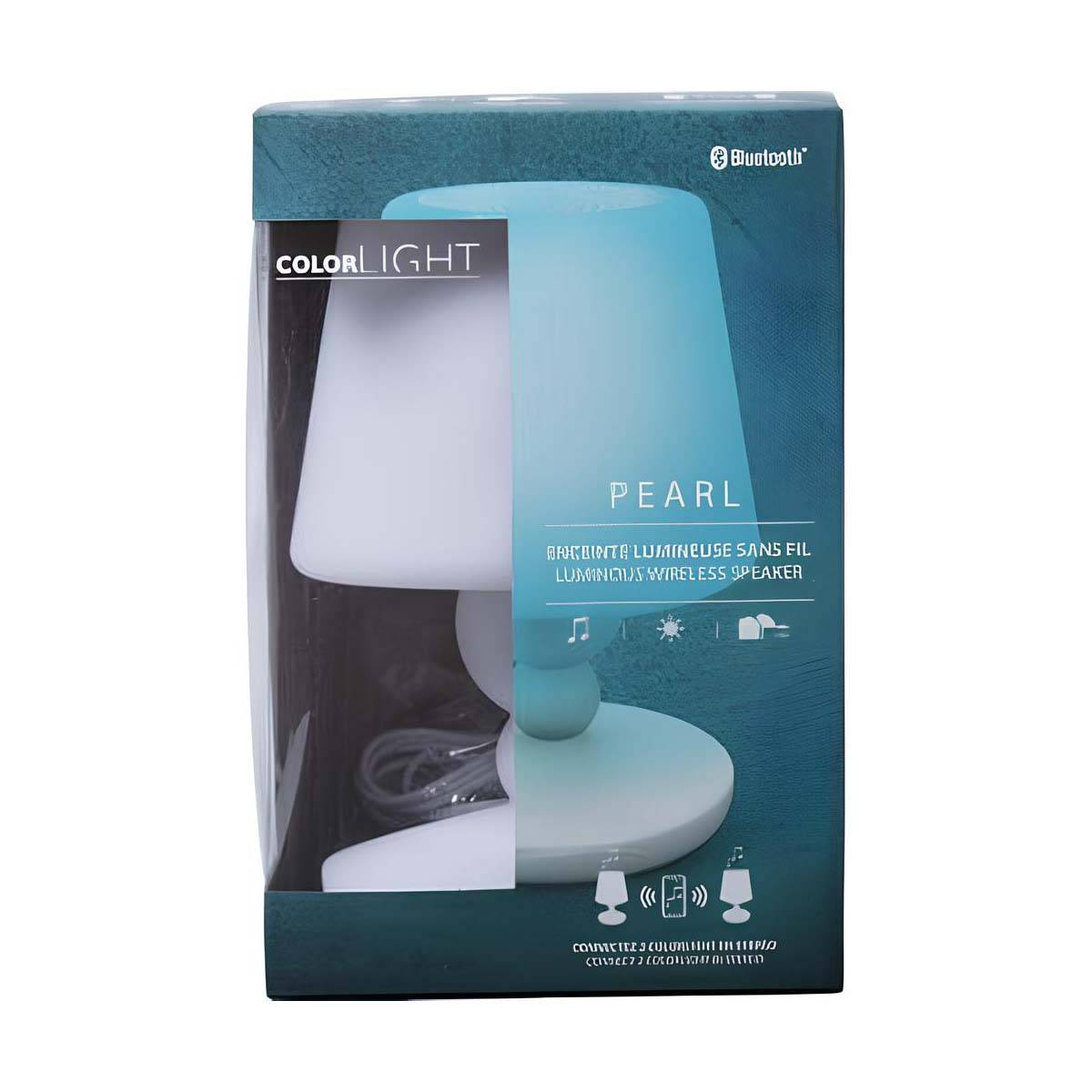 Lampe Enceinte Bluetooth 4.2 15W Lumineuse Modèle Pearl ColorLight-3