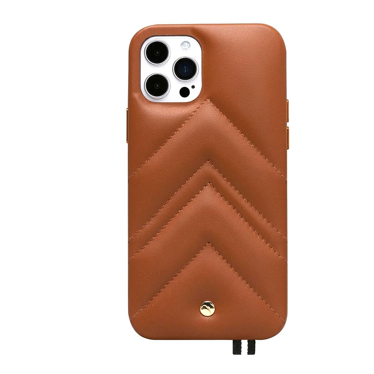 Coque pour iPhone 12 / 12 Pro en Cuir Louvre-1