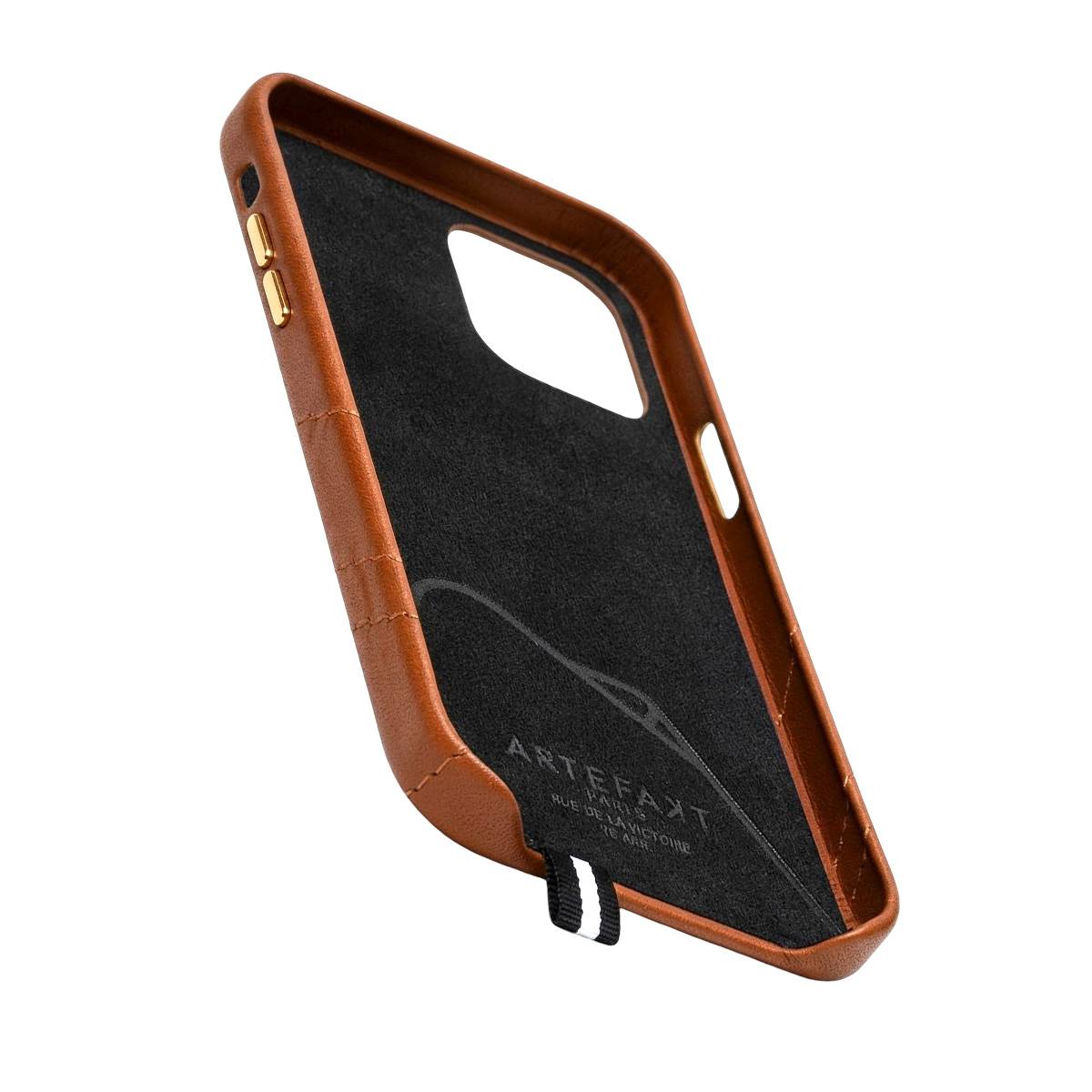 Coque pour iPhone 12 / 12 Pro en Cuir Louvre-3