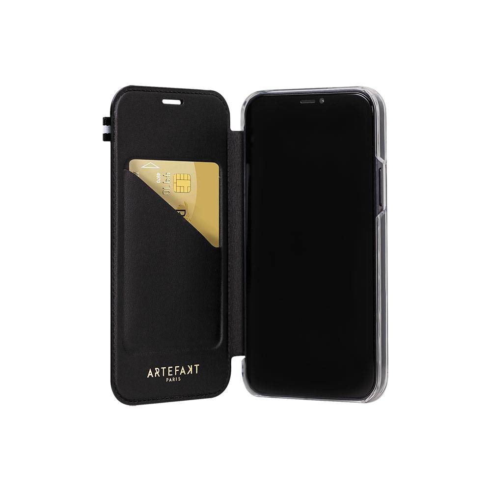 Étui Folio pour iPhone 12/12 Pro Édition Elysée Cuir avec Porte-Cates-2