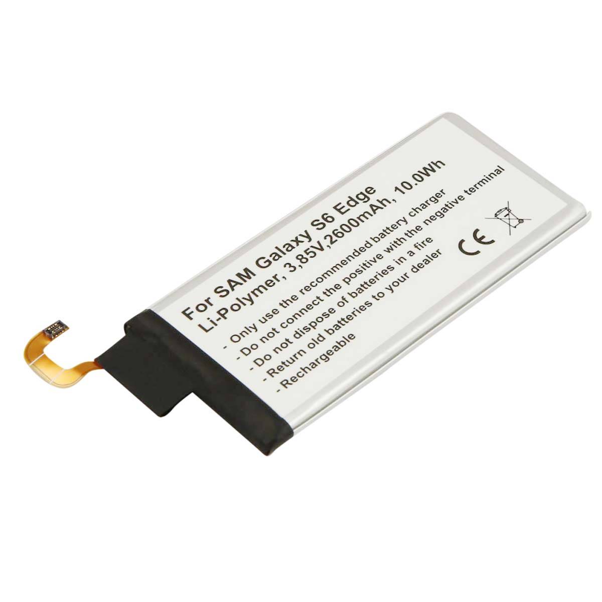 Batterie Li-Polymer 2600mAh pour Samsung Galaxy S6 Edge 3,85V-0