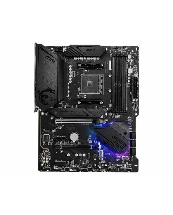MSI MPG B550 Gaming Plus, AMD, Emplacement AM4, AMD Ryzen 3000 Series, DDR4-SDRAM, 128 Go, DIMM-0