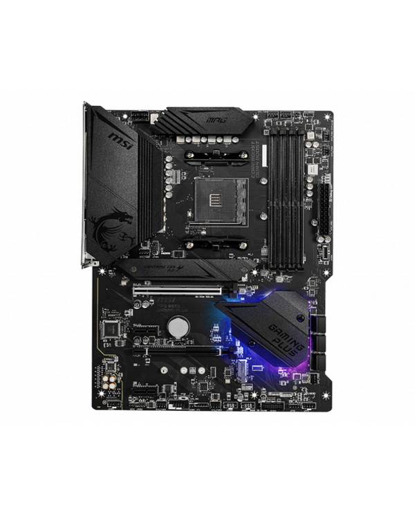 MSI MPG B550 Gaming Plus, AMD, Emplacement AM4, AMD Ryzen 3000 Series, DDR4-SDRAM, 128 Go, DIMM