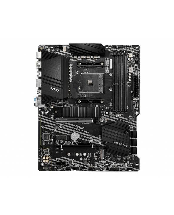 MSI B550-A PRO, AMD, Emplacement AM4, AMD Ryzen 3000 Series, DDR4-SDRAM, 128 Go, DIMM-0