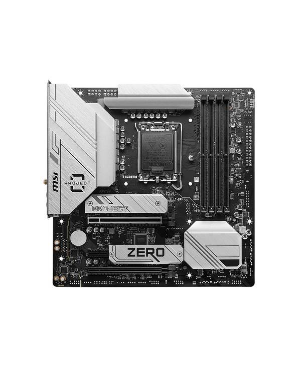 MSI B760M Ptoject Zero, Intel, LGA 1700, Intel® Celeron®, Intel® Pentium® Gold, LGA 1700, DDR5-SDRAM, 256 Go-0