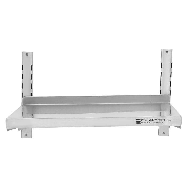 Etagère Murale en Inox sur Crémaillères - L 600 x P 400 mm-1