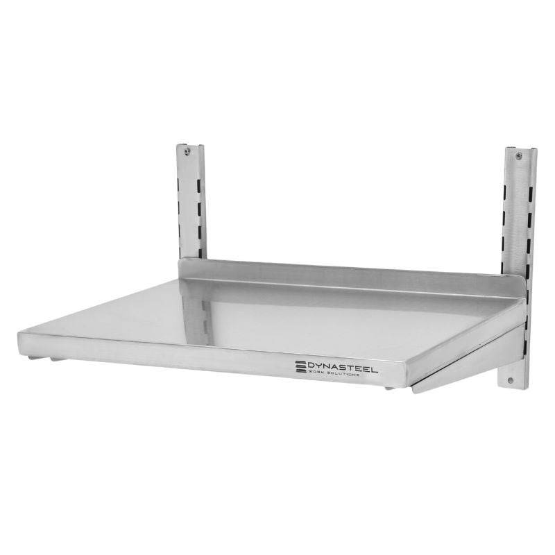 Etagère Murale en Inox sur Crémaillères - L 600 x P 400 mm-2