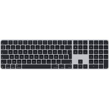 Apple Magic, Avec fil &sans fil, USB + Bluetooth, AZERTY, Noir