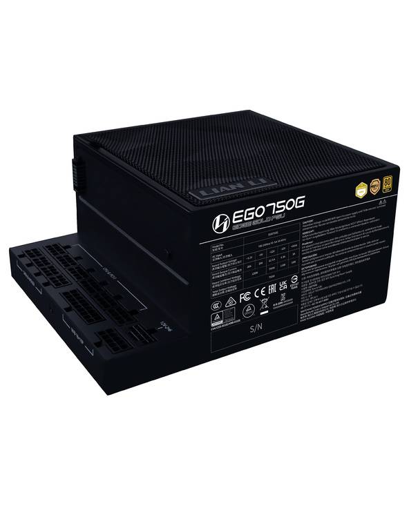Lian Li EG0750G, 750 W, 100 - 240 V, 50/60 Hz, 9 A, 4,5 A, 120 W-0