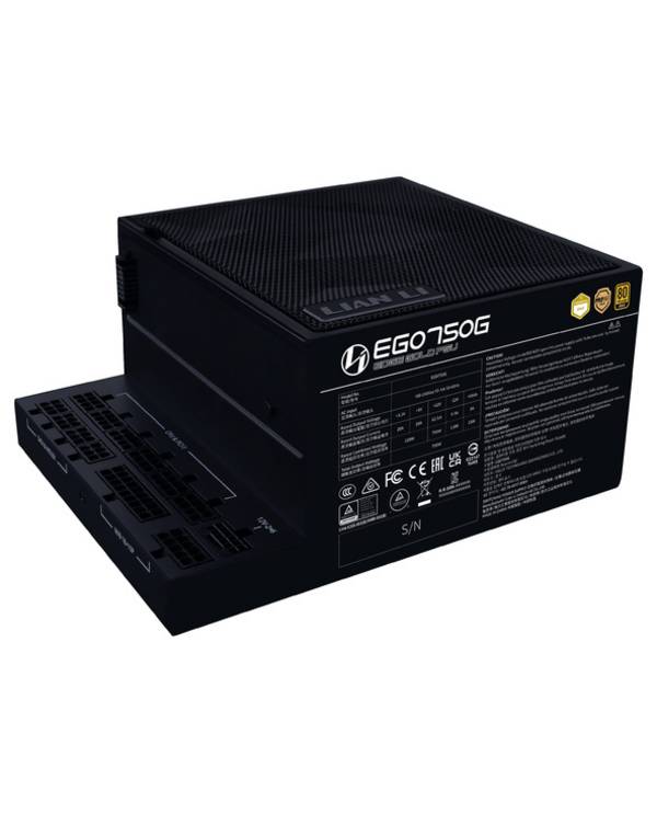 Lian Li EG0750G, 750 W, 100 - 240 V, 50/60 Hz, 9 A, 4,5 A, 120 W