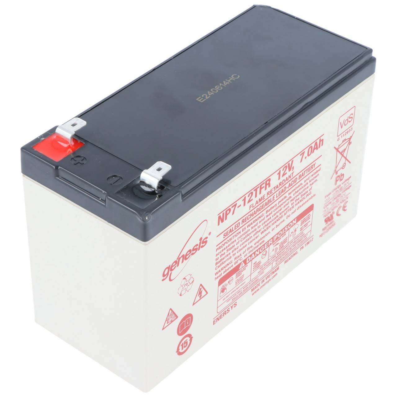 Batterie au plomb ENERSYS HAWKER NP7-12 12,0 V 7,0 Ah-0