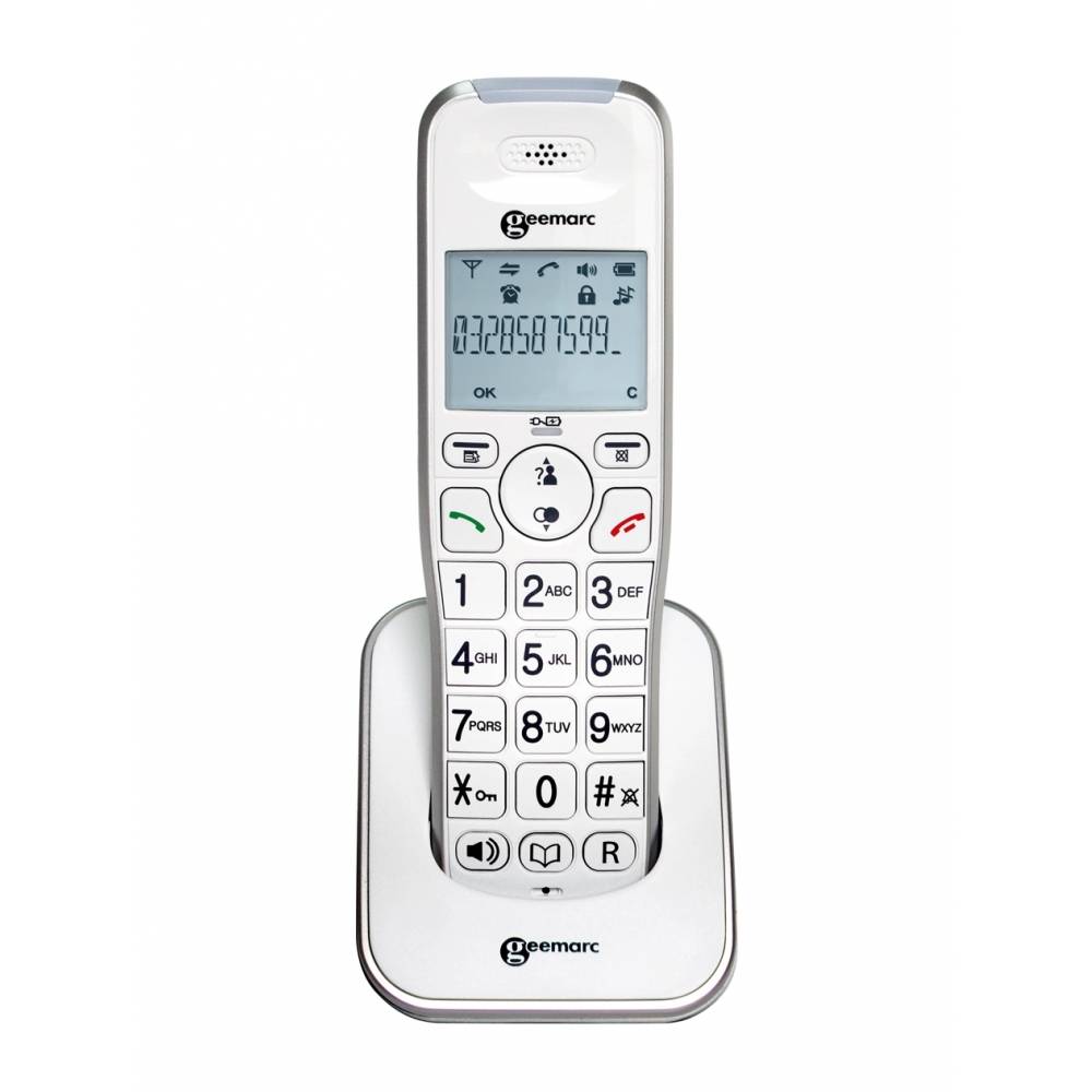 Combiné Supplémentaire sans Fil pour Geemarc AmpliDect 295 Volume Amplifié-0