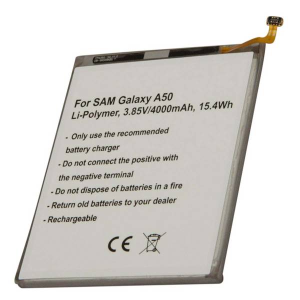 Batterie pour Smartphone Galaxy A50 Li-polymère 3.85V 4000mAh 15.4Wh