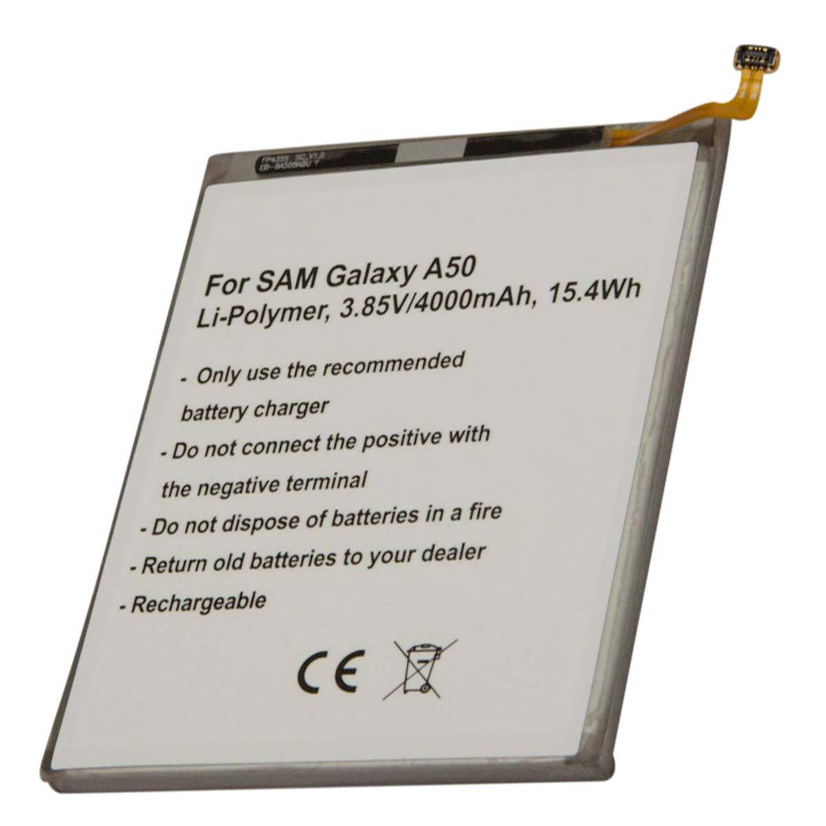 Batterie pour Smartphone Galaxy A50 Li-polymère 3.85V 4000mAh 15.4Wh-0